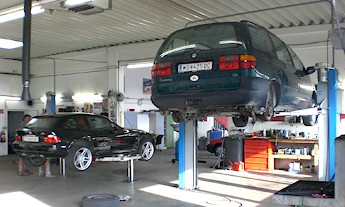 Autoreparatur, Werkstatt